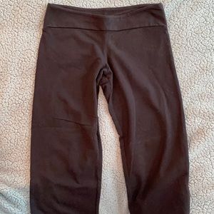 Prana cropped wide leg yoga pants.